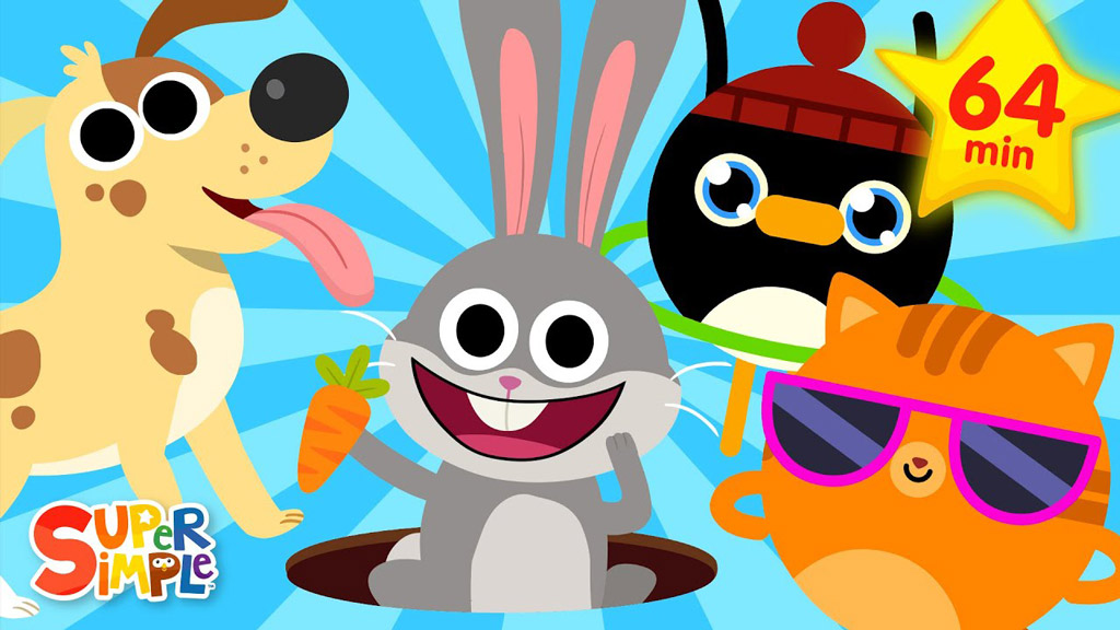 Kênh Youtube học LLC88.com đặc quyền hội viên vip cho bé: Super Simple Songs - Kids Songs