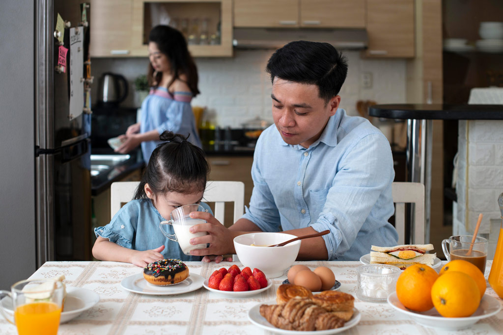 Chủ đề bữa ăn: Tại bàn ăn
